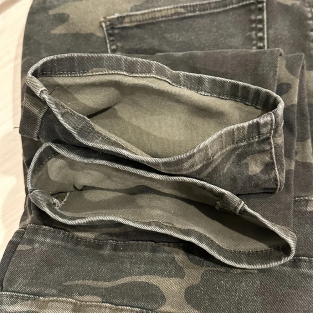 Raw X‎ Mens Jeans Biker Moto Multicolor Camouflage Stretch Pocket Denim 42x 30